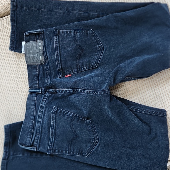 Levi's Men's Dark Blue Straight Leg Jeans, 30x32 - Picture 5 of 5